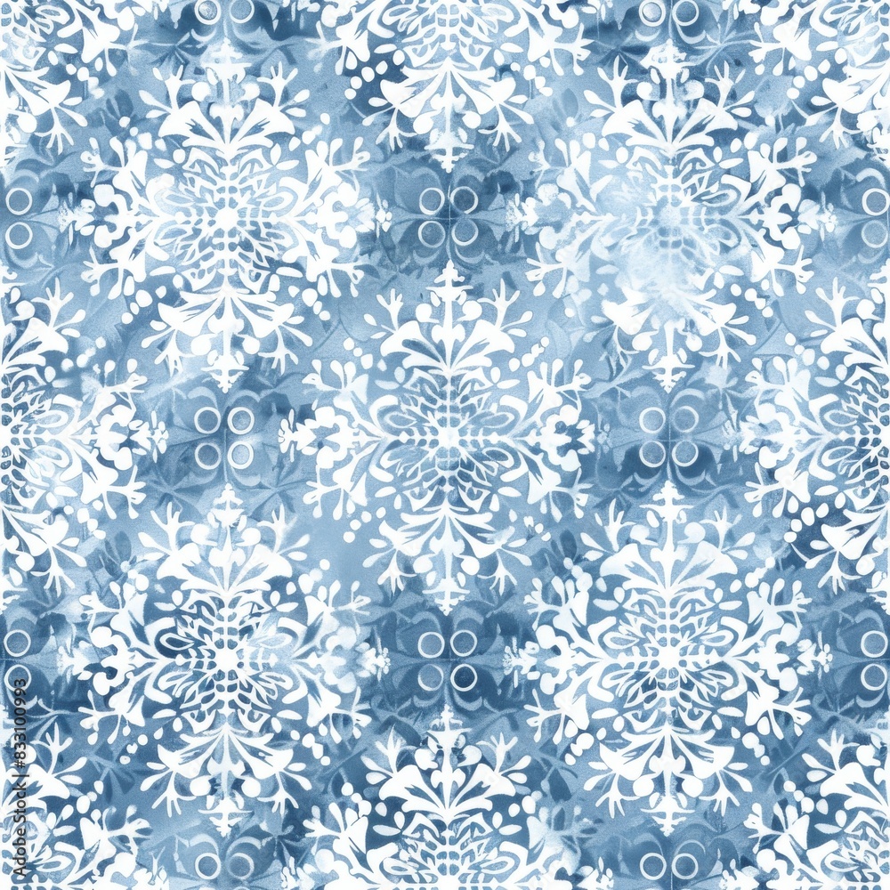 seamless pattern of snowflakes in intricate patterns seamless pattern of snowflakes in intricate patterns