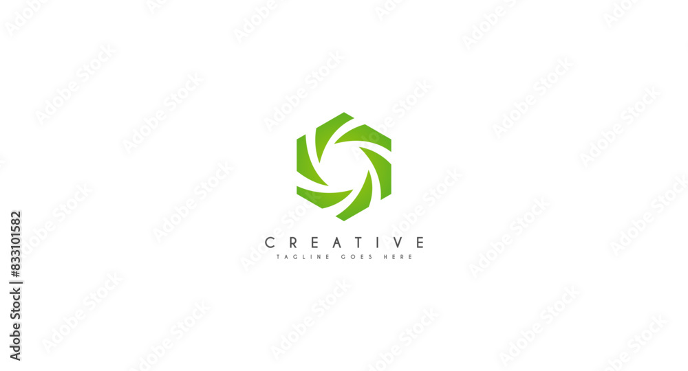 Geometric Portal Logo design vector illustration. Geometric Portal Logo design vector illustration.
