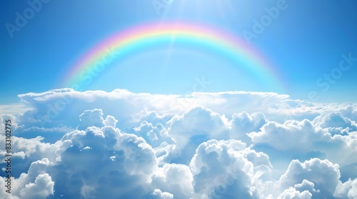 空にかかる虹 photo