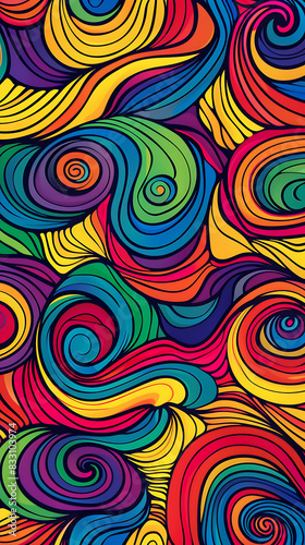 Hypnotic phone background,  the wonder of staring at it, which can be used in a variety of graphic designs.