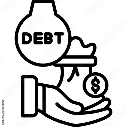 Debt icon