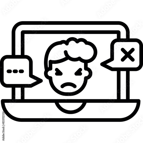 Cyberbullying icon