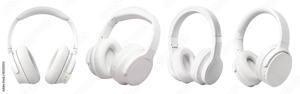 off white wireless headphone set off white wireless headphone set