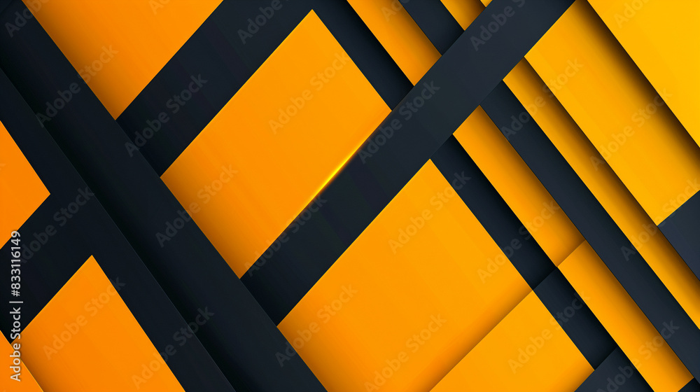 Advertising firm brochure cover featuring bright yellow and black stripes, Advertising firm brochure cover featuring bright yellow and black stripes,