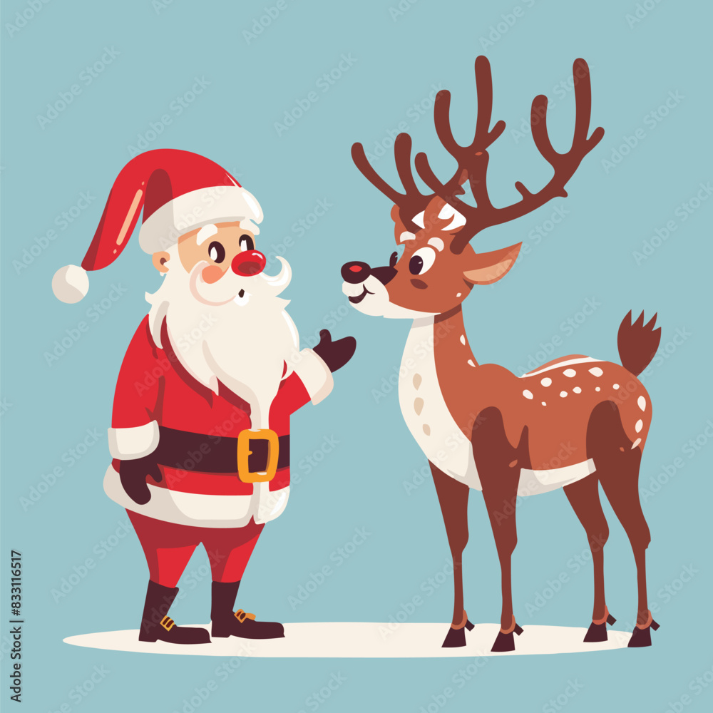 a deer and a deer are standing in the snow a deer and a deer are standing in the snow