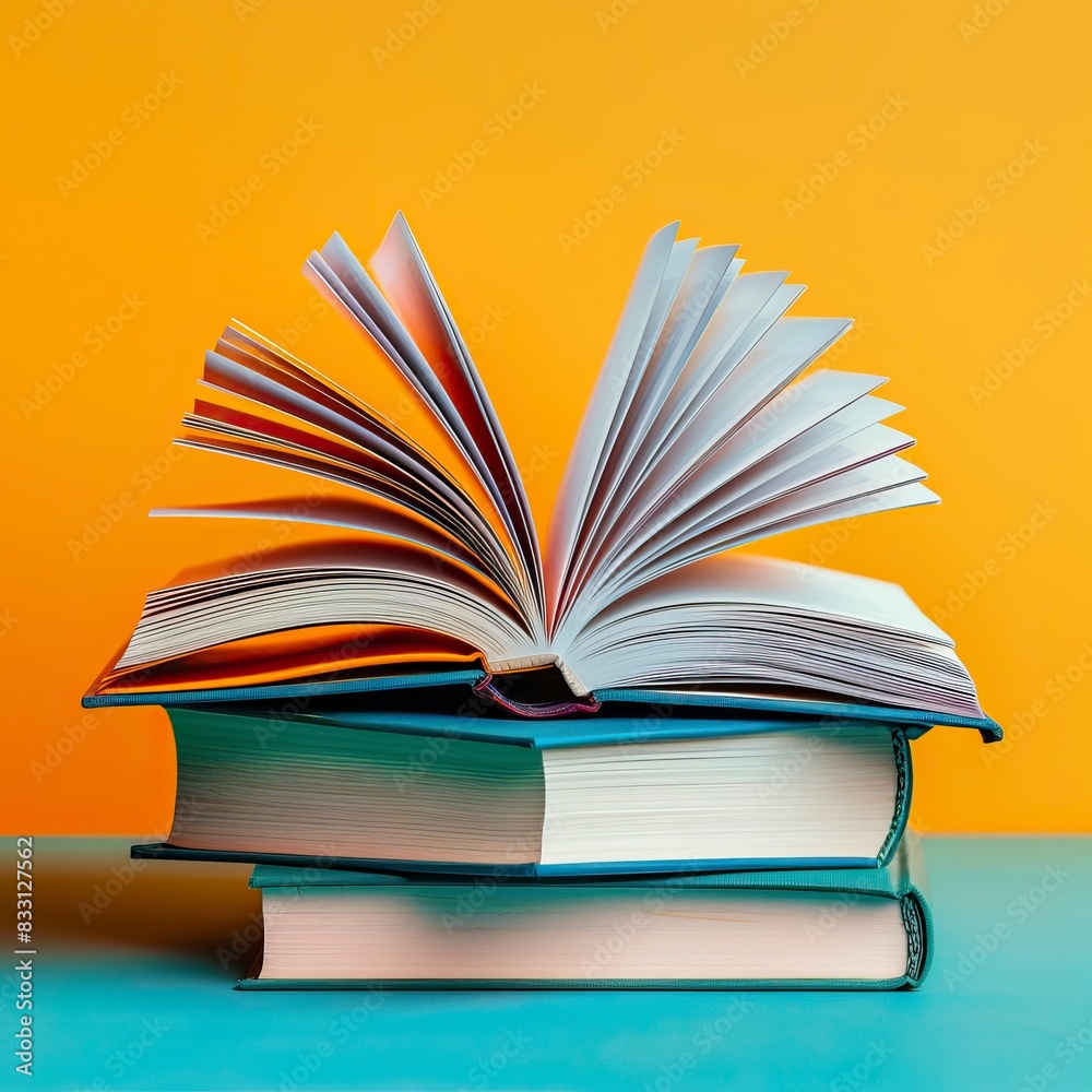 Fototapeta premium Book. Textbook. School Education concept 