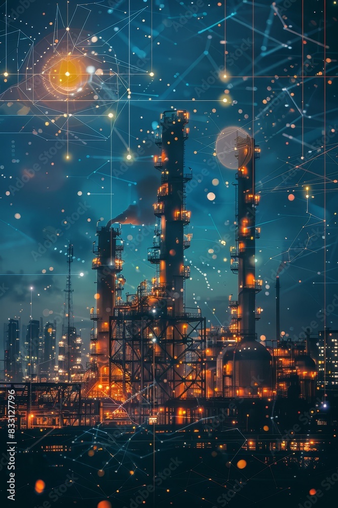 Naklejka premium Technology concept industrial web header banner 