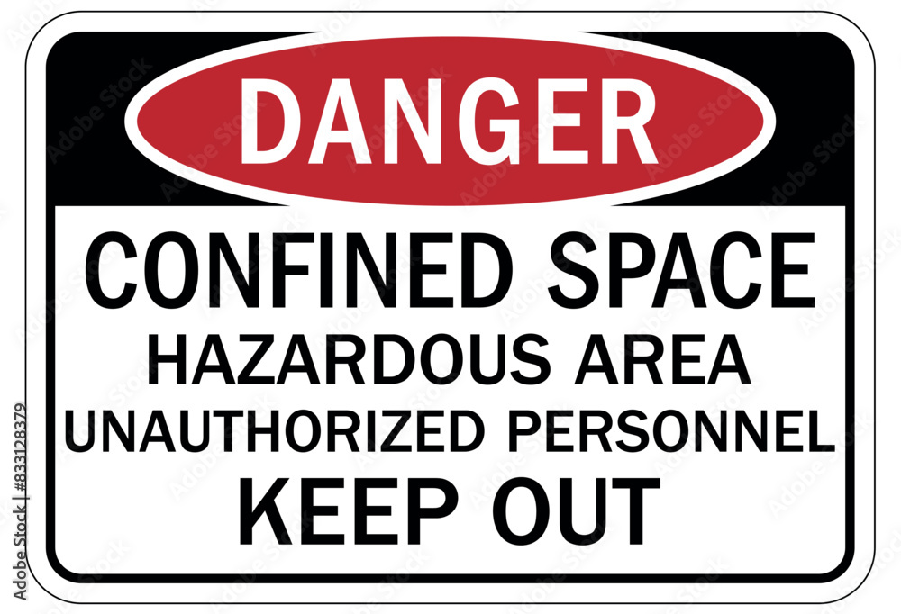 Unauthorized person keep out sign Unauthorized person keep out sign