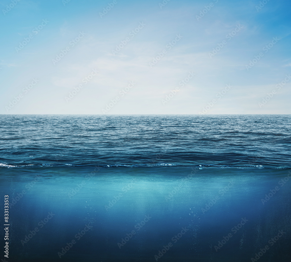 BLUE UNDER WATER SEA - IMAGE