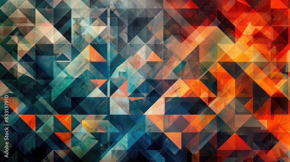 Abstract Geometric Pattern for Wallpaper and Backgrounds Abstract Geometric Pattern for Wallpaper and Backgrounds