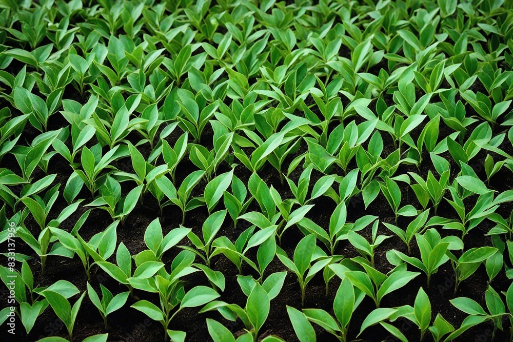 Fototapeta premium green leaves background