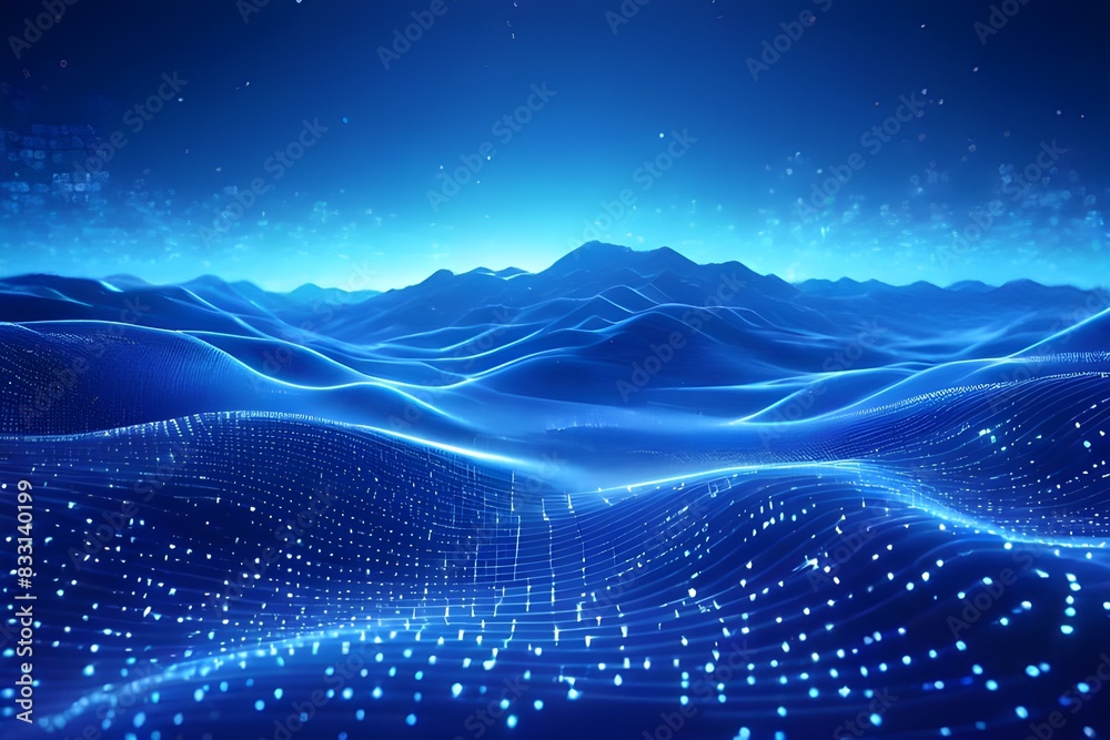 Digital background perfect for tech processes, neural networks, artificial intelligence, data transfer and encryption, digital archives, sound and graphic presentations, science, education, etc. Digital background perfect for tech processes, neural networks, artificial intelligence, data transfer and encryption, digital archives, sound and graphic presentations, science, education, etc.