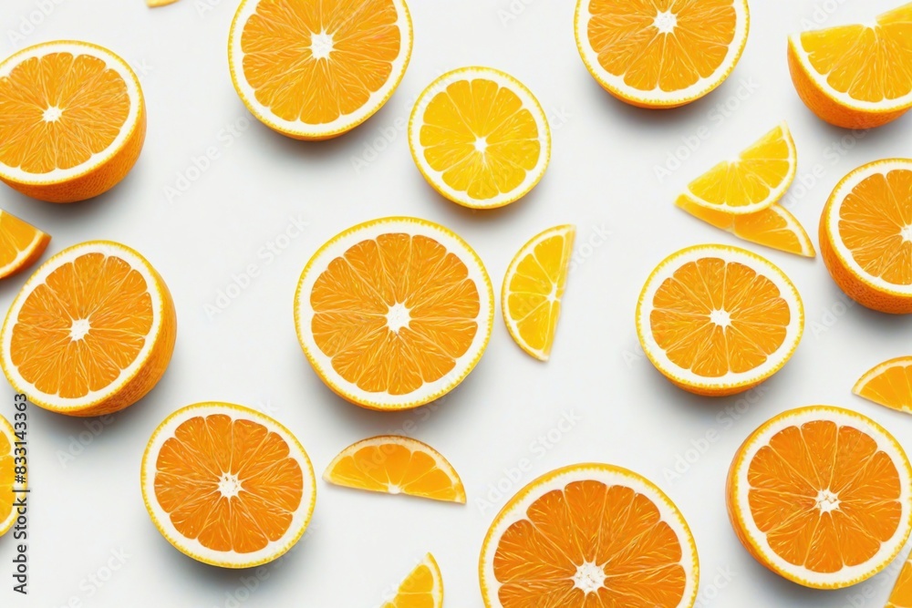 slices of orange slices of orange