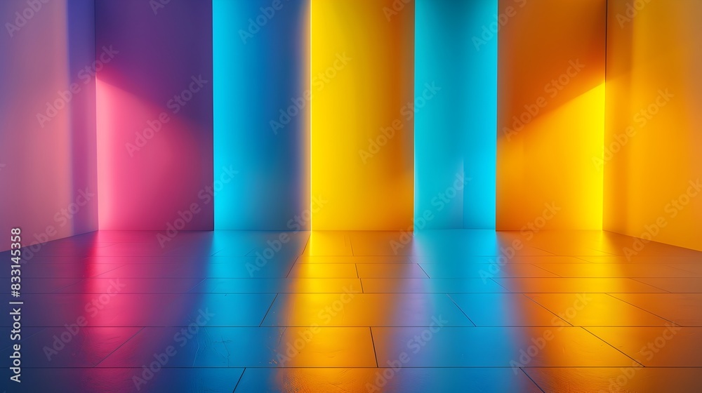 Captivating Neon Backdrop for Modern Tech Displays and Product Concepts Captivating Neon Backdrop for Modern Tech Displays and Product Concepts