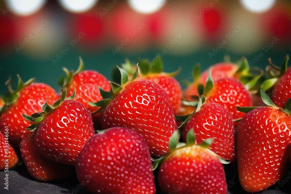 strawberries on the market strawberries on the market