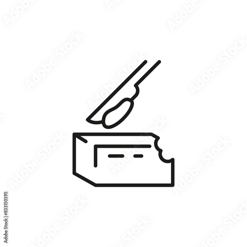Butter icon. Simple butter icon for social media, app, and web design. Vector illustration.