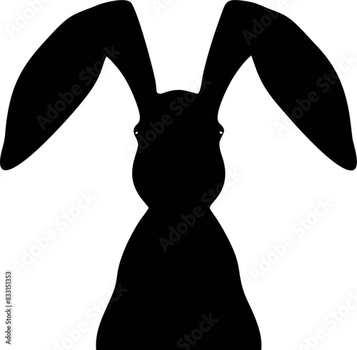 Elegant a Rabbit Silhouette