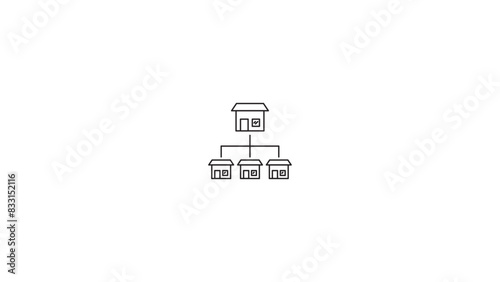 Black outline Franchise Icons set collection. Franchise Line editable icons set. black outline franchise icons set, franchise line icons, editable icons set, franchise symbols, black and white icons, 