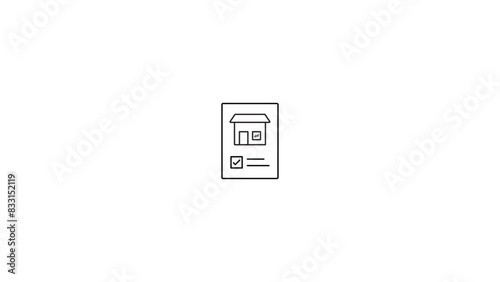 Black outline Franchise Icons set collection. Franchise Line editable icons set. black outline franchise icons set, franchise line icons, editable icons set, franchise symbols, black and white icons, 