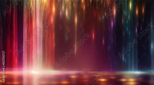 abstract colorful background with lights