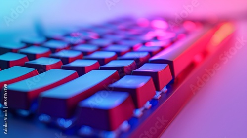 led multi shade light keyboard