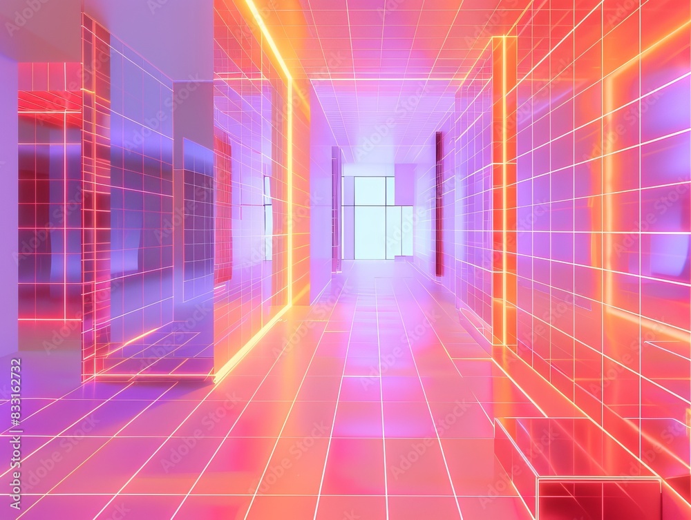 Neon graphic background Neon graphic background