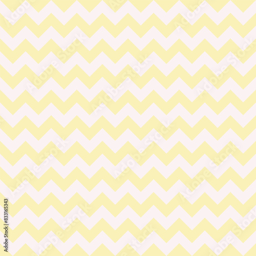 Yellow and white zigzag background.
