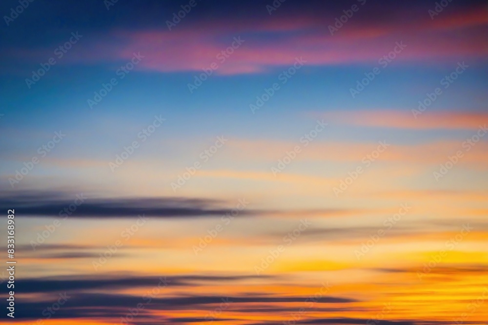 Fototapeta premium sunset in the sky