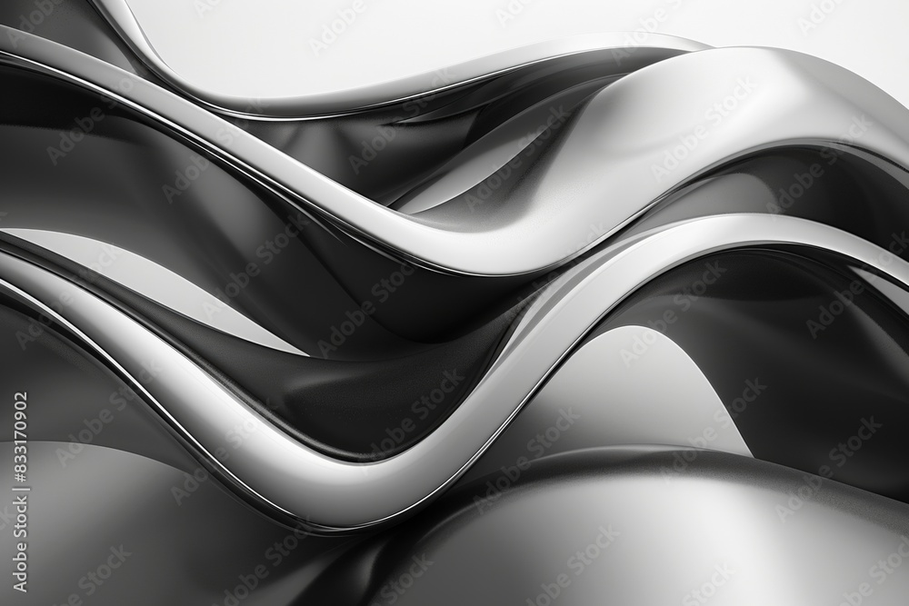 3d render of abstract background with dark and light silver lines 3d render of abstract background with dark and light silver lines