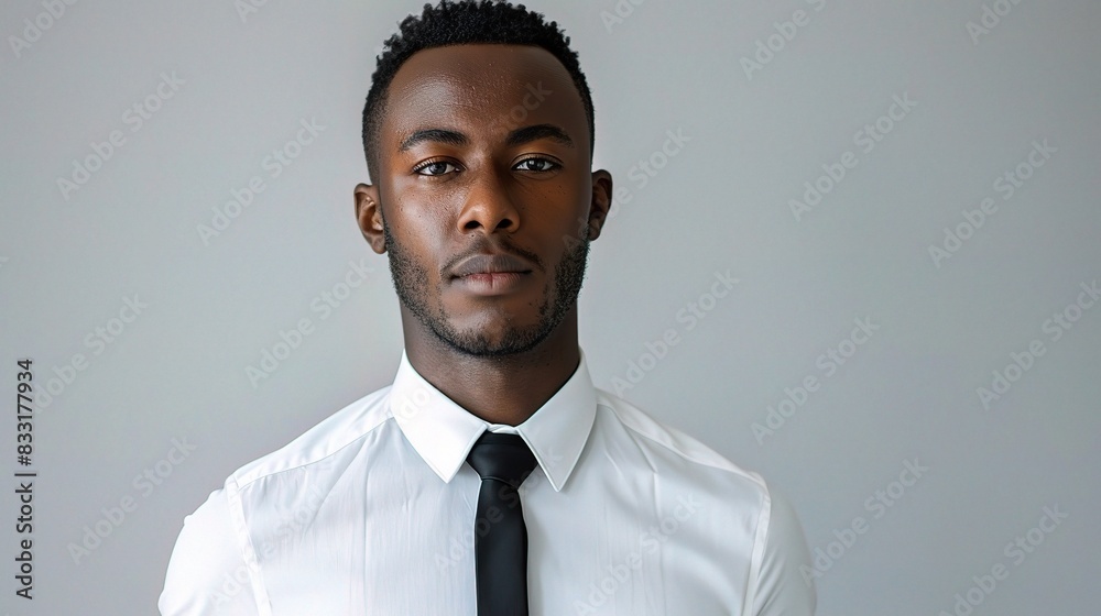 professional portrait against a white backdrop, in a sophisticated dark grey suit professional portrait against a white backdrop, in a sophisticated dark grey suit