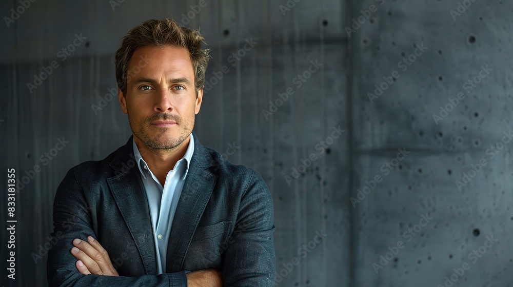 Business portrait of a professional man with folded arms Business portrait of a professional man with folded arms