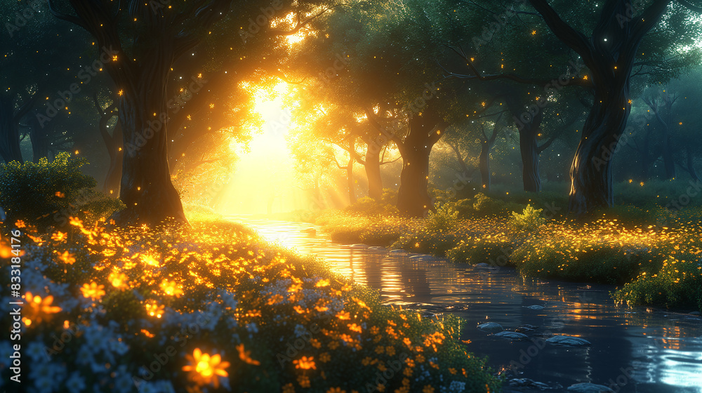 The serene beauty of a tranquil river winding its way through verdant valley captivates the soul The serene beauty of a tranquil river winding its way through verdant valley captivates the soul