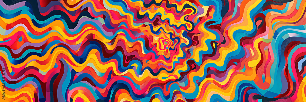 Hypnotic panorama wallpaper, the wonder of staring at it, which can be used in a variety of graphic designs Hypnotic panorama wallpaper, the wonder of staring at it, which can be used in a variety of graphic designs