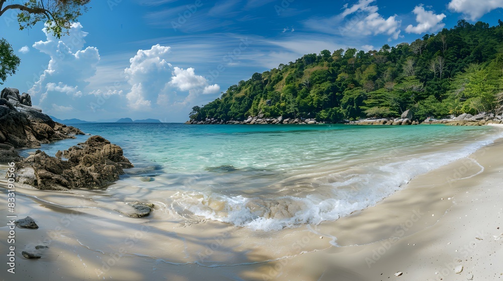 Fototapeta premium tropical island white img