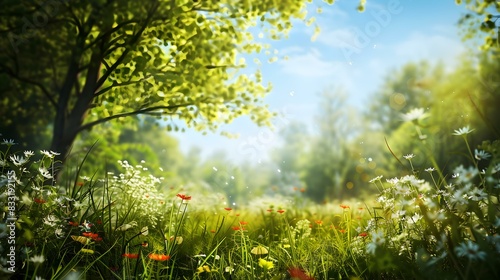 summer day a meadow pic