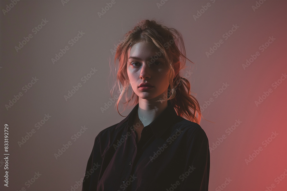 high fashion model posing isolated high fashion model posing isolated