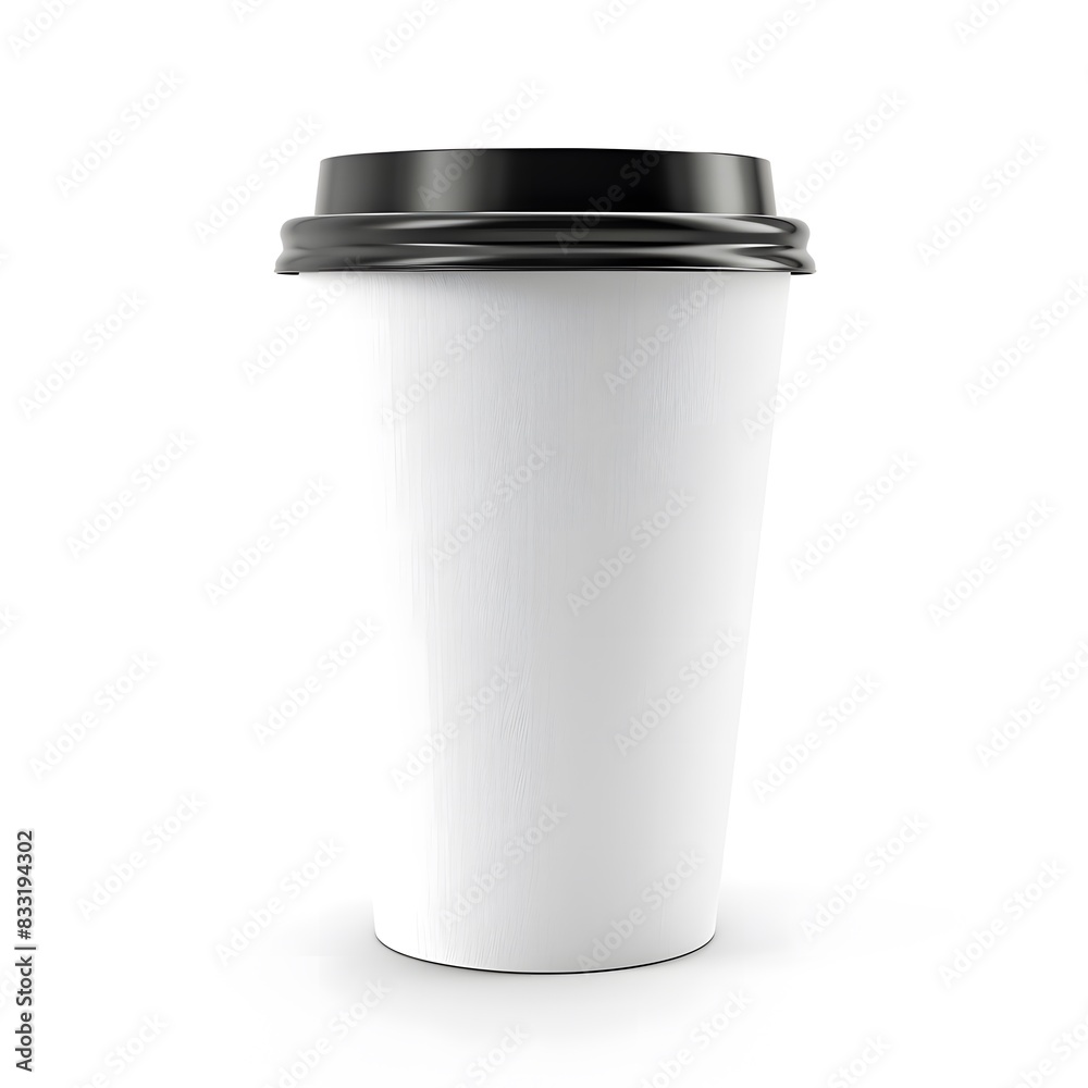 Paper coffee cup isolated on a white background Paper coffee cup isolated on a white background