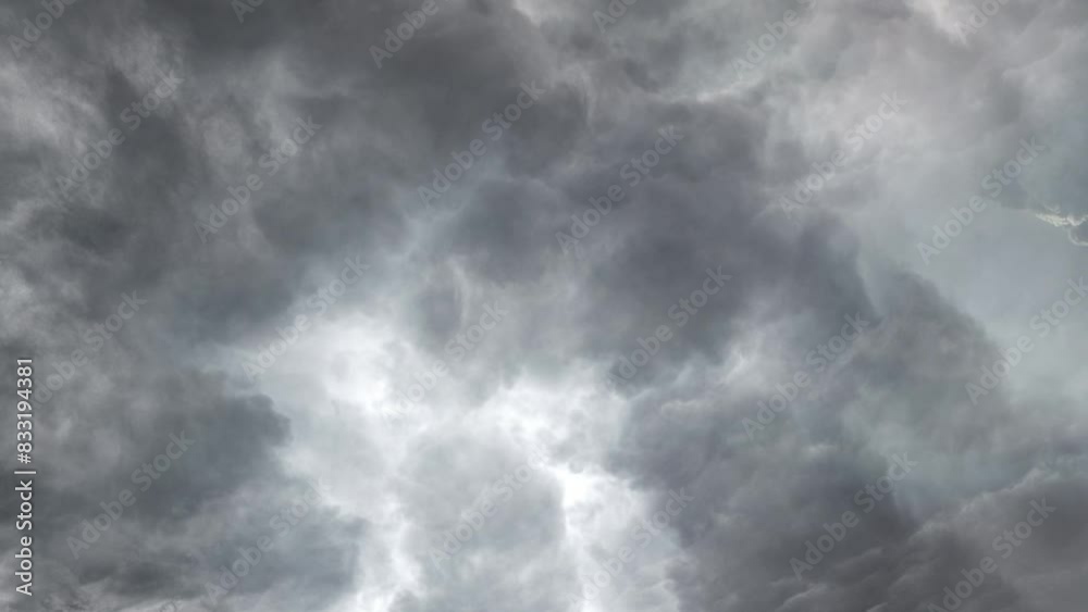 the sky is dark due to thunderstorms in the clouds the sky is dark due to thunderstorms in the clouds