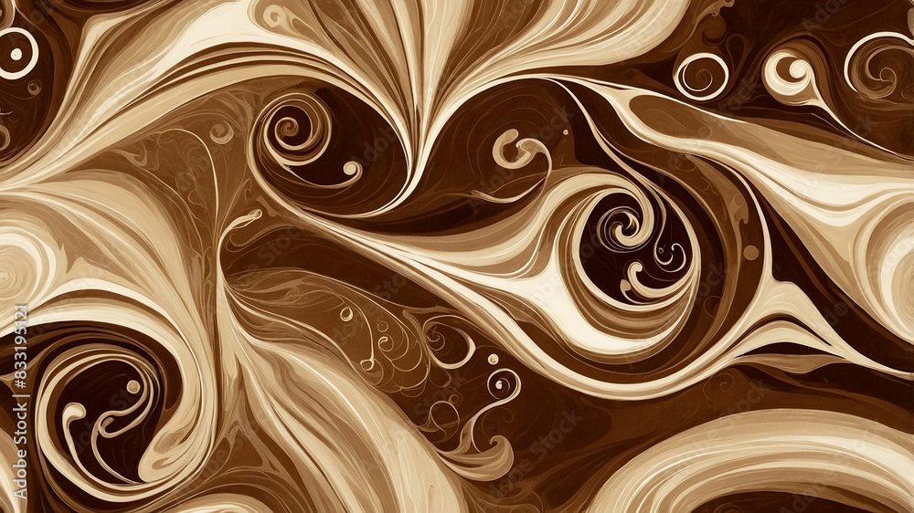 Exploring the Beauty of Brown Cream Swirls Exploring the Beauty of Brown Cream Swirls