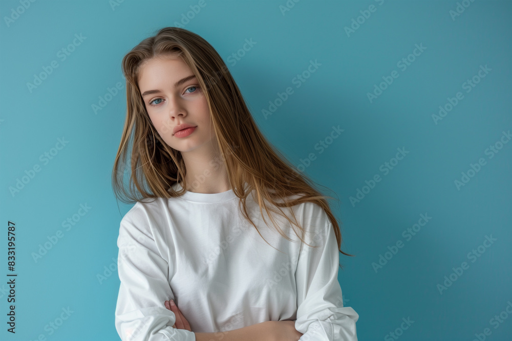 high fashion model posing isolated high fashion model posing isolated