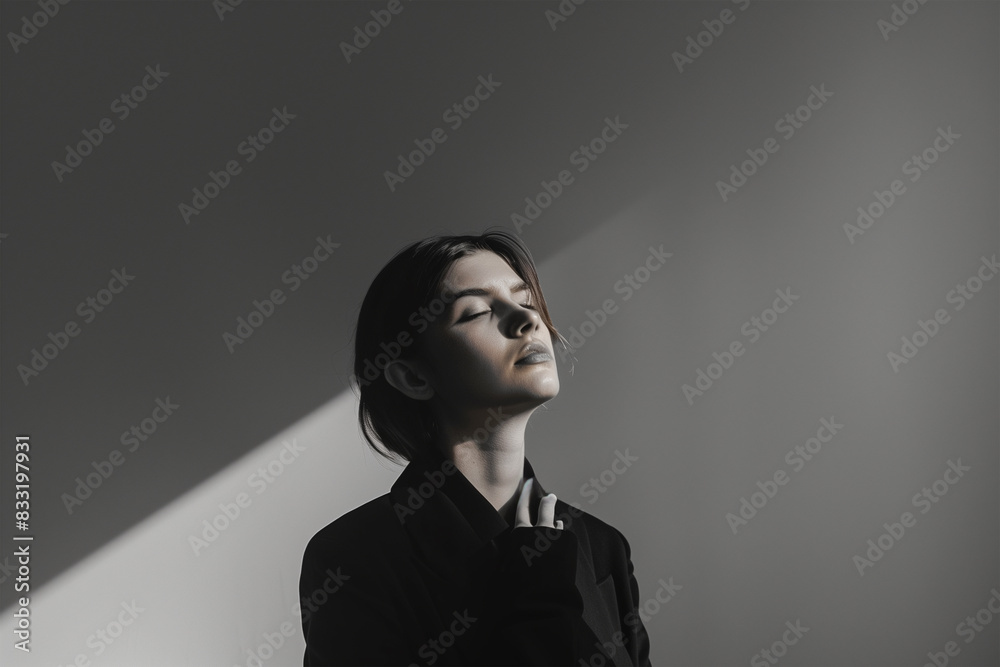 high fashion model posing isolated high fashion model posing isolated