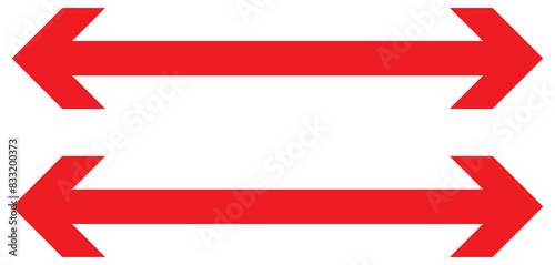 Straight long right vector arrow icon