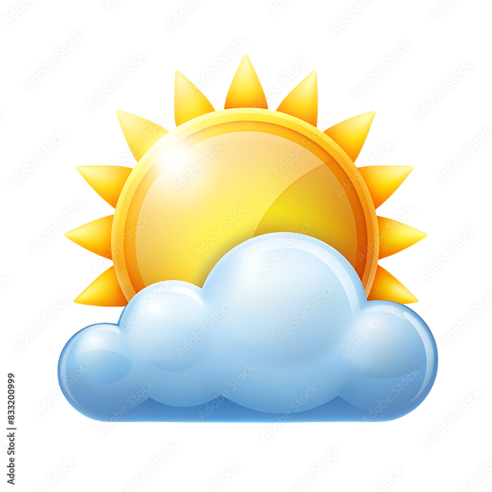 sun and cloud sun and cloud