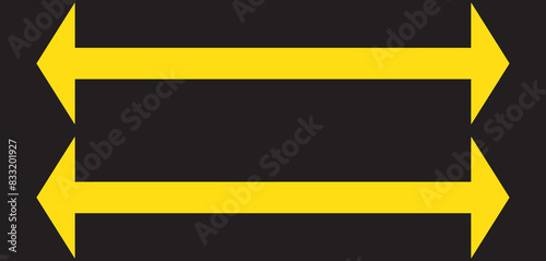 Straight long right vector arrow icon