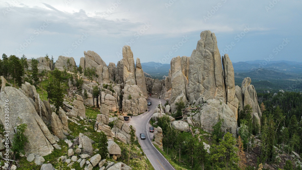 Obraz premium Needles Highway - South Dakota