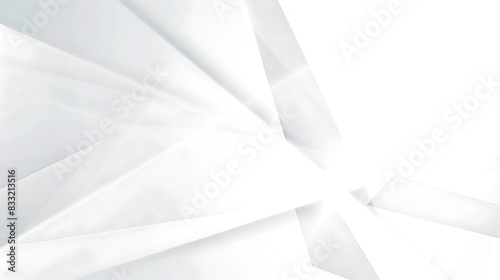 Abstract geometric white and gray color elegant background.