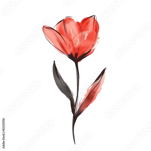 Wallpaper Mural Flower art blossom petal. Torontodigital.ca