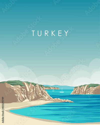 Turkey travel poster