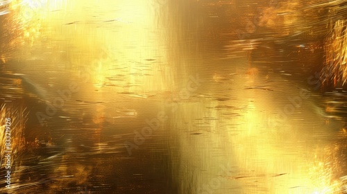 Brushed metal texture. gold background. Vector illustration