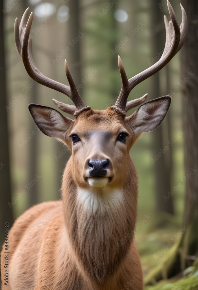 deer in the forest deer in the forest